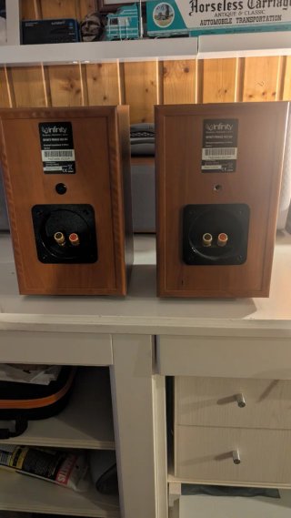 Pareja Altavoces Infinity Marrón/Gris