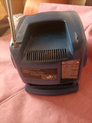Televisión Vintage Azul
