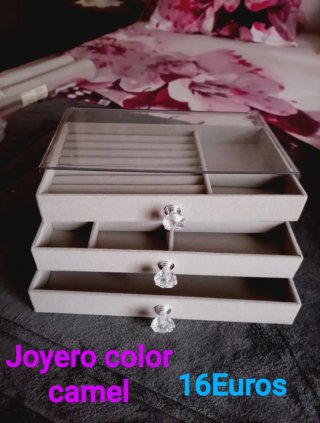 Joyero Metacrilato Beige