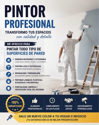 Pintor Profesional - Transformo tus espacios