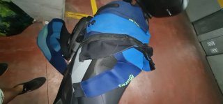 Traje de neopreno azul