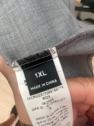Chaqueta gris entretiempo XL