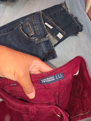 Lote 10 Pantalones Pitillo Talla 34/36