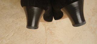 Zapatos de tacón negros para mujer