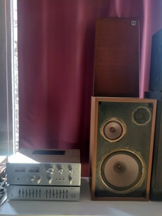 Altavoces Vintage Madera