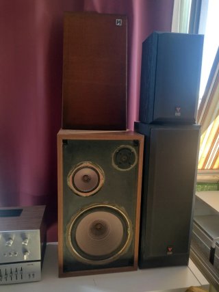 Altavoces Vintage Madera