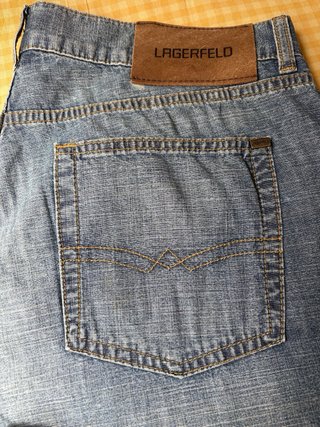 Karl Lagerfeld Jeans Azules Descoloridos Caballero