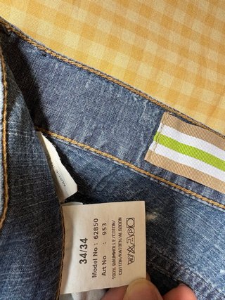 Karl Lagerfeld Jeans Azules Descoloridos Caballero