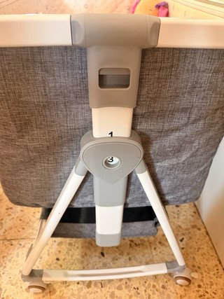 Cuna de bebé BellaBaby gris