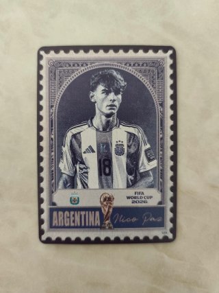Carta Kayou Panini Mundial 2026 Nico Paz Argentina