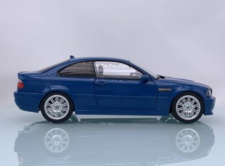 1:18 BMW M3 E46 Coupé 2000 Azul Laguna Seca Norev