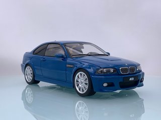 1:18 BMW M3 E46 Coupé 2000 Azul Laguna Seca Norev