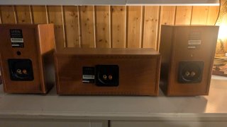 Altavoces Infinity Marrón y Gris