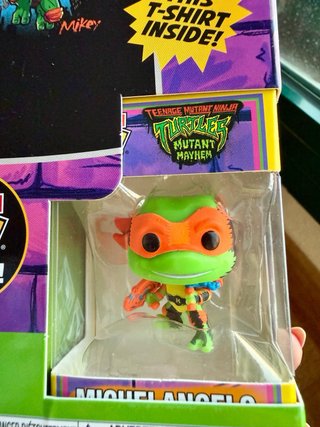 Pocket Pop! Tortuga Ninja + Camiseta Talla S