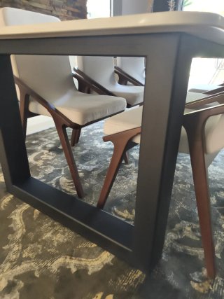 Mesa comedor silestone e hierro