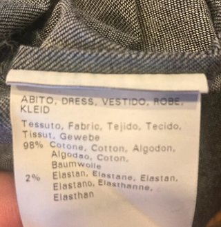 Abito jeans Marina Rinaldi senza maniche