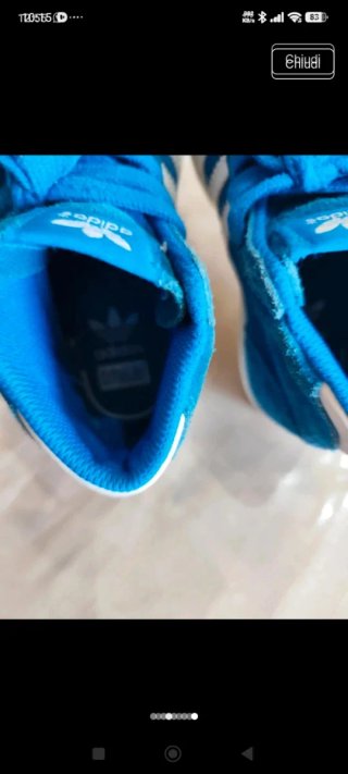 Scarpe Adidas bambino blu numero 29