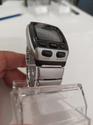 Reloj Casio DB-37H Data Bank Plata