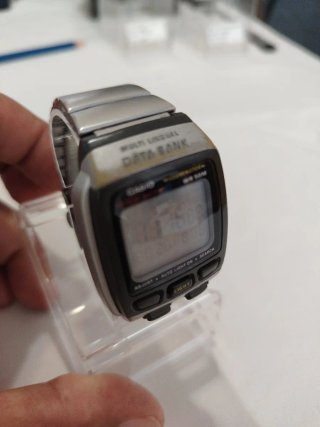 Reloj Casio DB-37H Data Bank Plata
