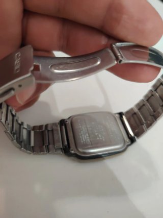 Reloj Casio DB-37H Data Bank Plata