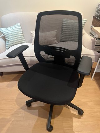 Silla de estudio negra