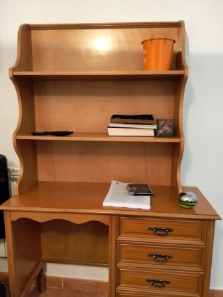 Dormitorio madera castaño