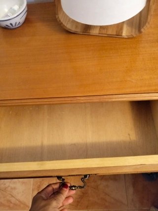 Dormitorio madera castaño