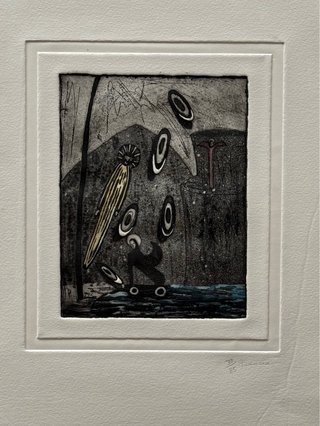 Carpeta de grabados El Vuelo de Teresa Gancedo