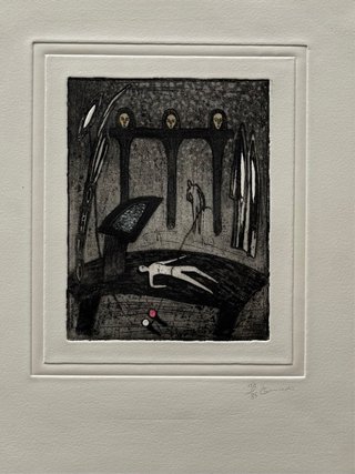 Carpeta de grabados El Vuelo de Teresa Gancedo