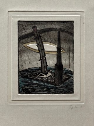 Carpeta de grabados El Vuelo de Teresa Gancedo