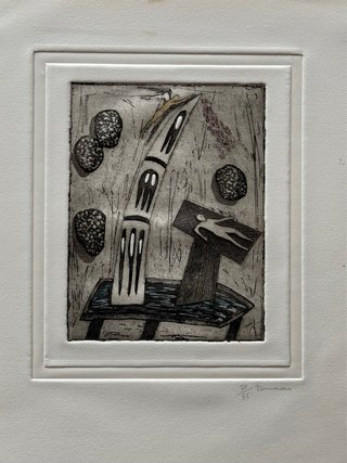 Carpeta de grabados El Vuelo de Teresa Gancedo