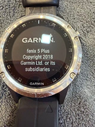 Garmin Fenix 5 Plus Negro/Plata