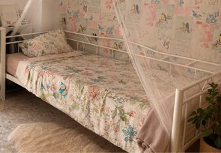 Cama individual Ikea con somier