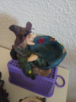 Brujas caldero portalápices cuenco