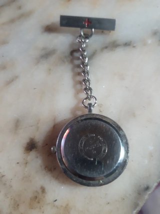Reloj Colgante Enfermera Police Vintage