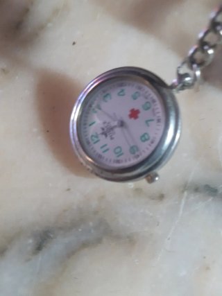 Reloj Colgante Enfermera Police Vintage
