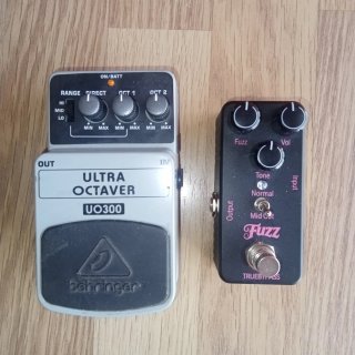 Pedales Octavador+Fuzz