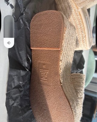 Sandalias cuña Lefties beige nuevas