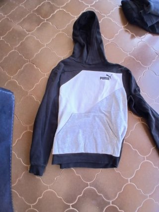 Sudadera Puma Negra Niño