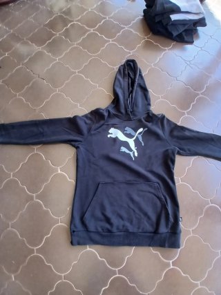 Sudadera Puma Negra Niño