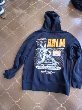 Sudadera Puma Negra Niño