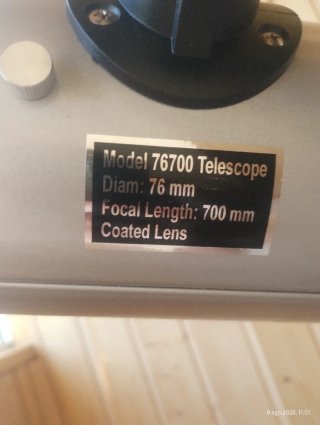 Telescopio reflector Seben 76/700