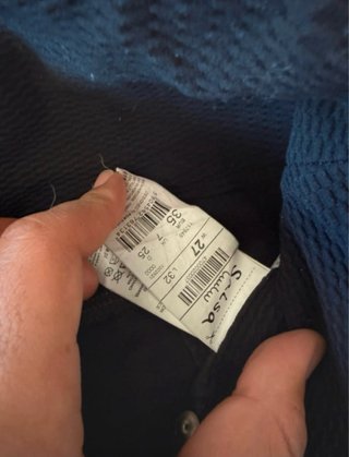 Pantalón Salsa Efecto Piel Negro Talla 28