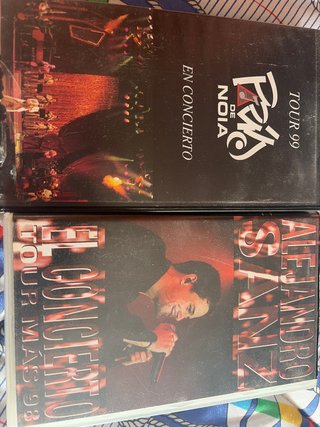 VHS Alejandro Sanz e Paris de Noia tour 99