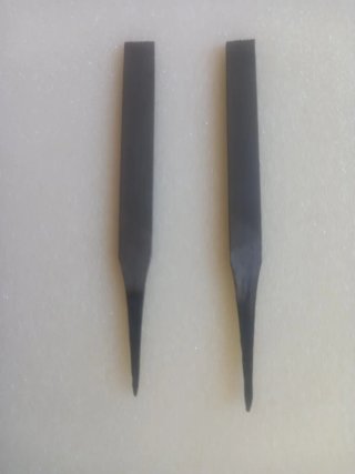 2 LIMAS PLANAS PARALELAS 3,5 " FINAS