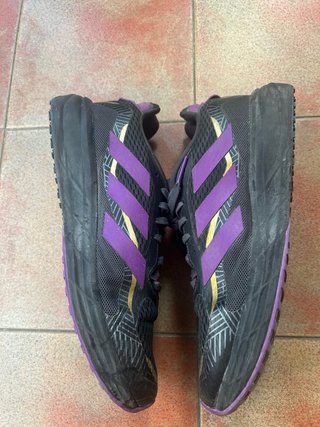 Adidas SL Zapatillas Deportivas Negras y Moradas