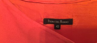 Vestido Pedro del Hierro Rojo