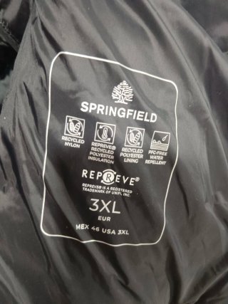 Chaqueta Springfield Negra Térmica