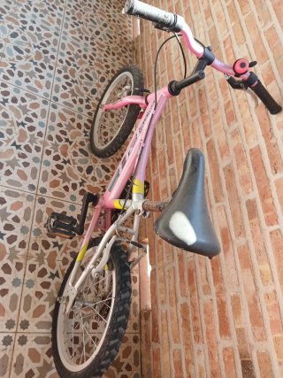 Bicicleta infantil rosa