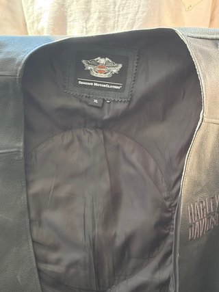 Chaleco Cuero Harley Davidson Skull